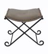 Upholstered Solid Iron Stool